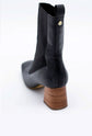 Leather Ankle Bootie