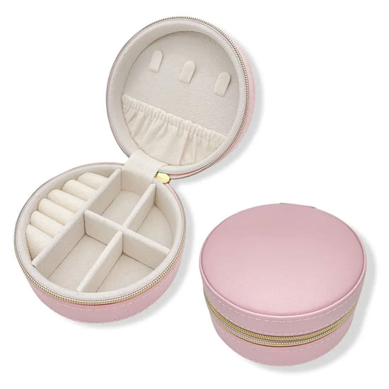 Round Jewelry Case Organizer
